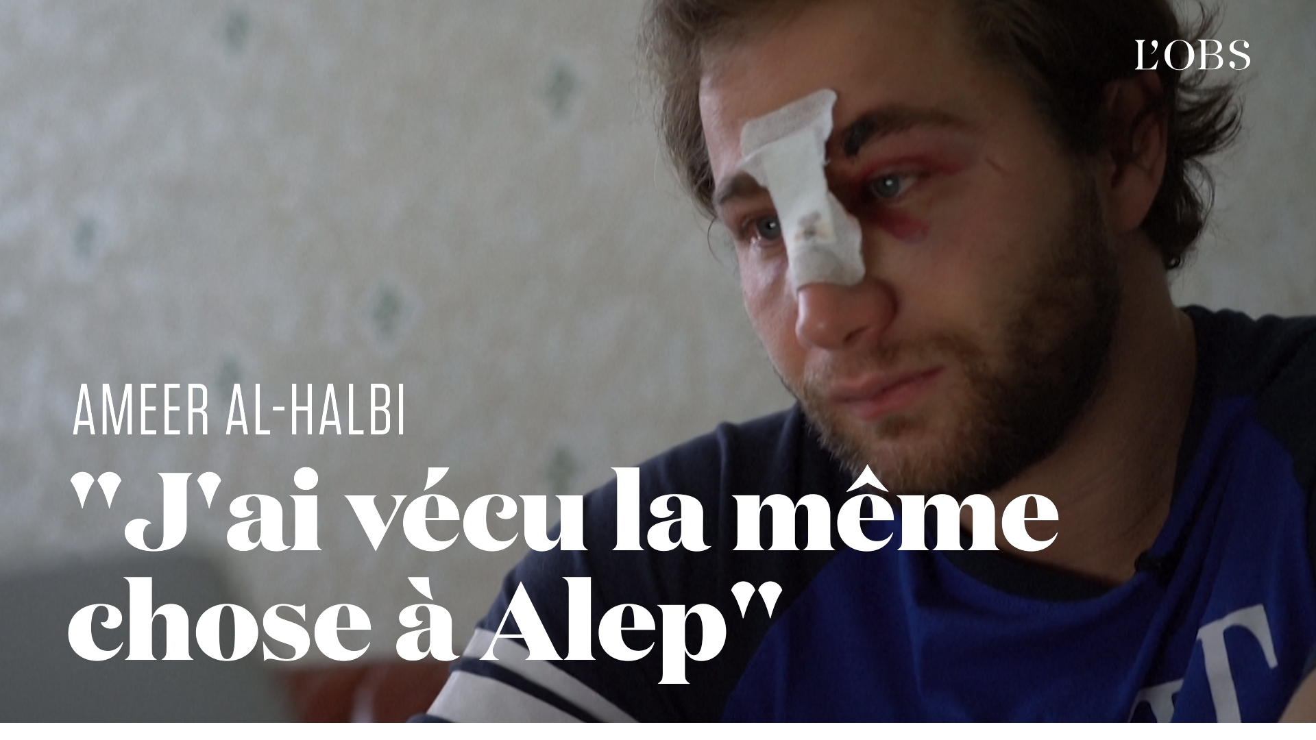 Le photojournaliste syrien Ameer al-Halbi blessé par la police à Paris témoigne