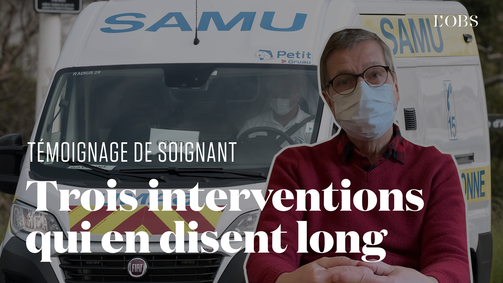 Un urgentiste du Smur face à l'engorgement des hôpitaux à Paris, en pleine épidémie de Covid-19