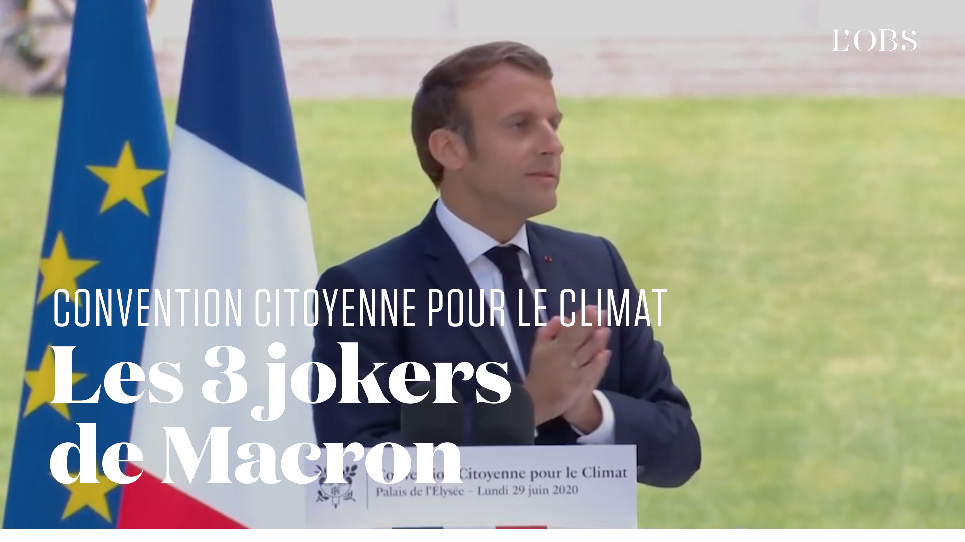 Emmanuel Macron écarte trois propositions sur les 149 de la convention citoyenne pour le climat