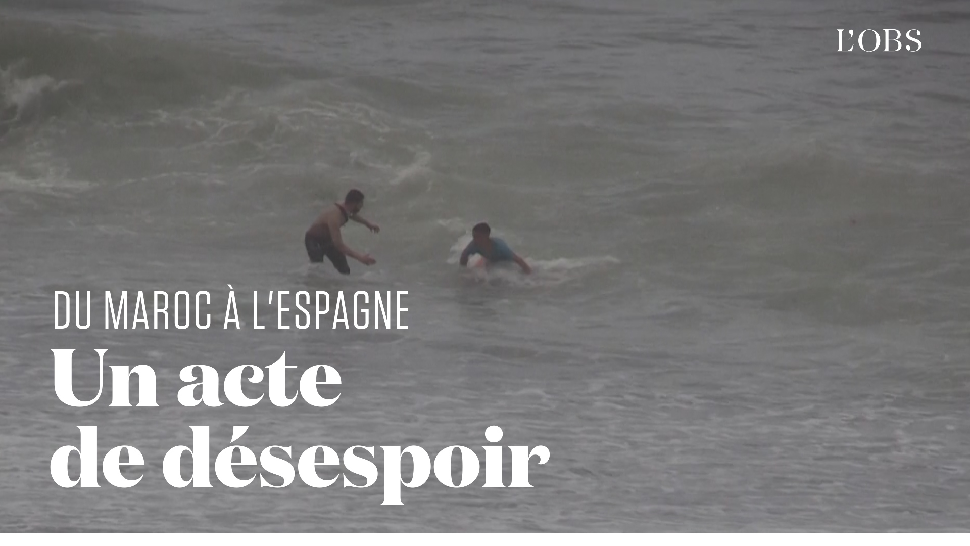 Ils nagent du Maroc à l'Espagne dans l'espoir d'une vie meilleure