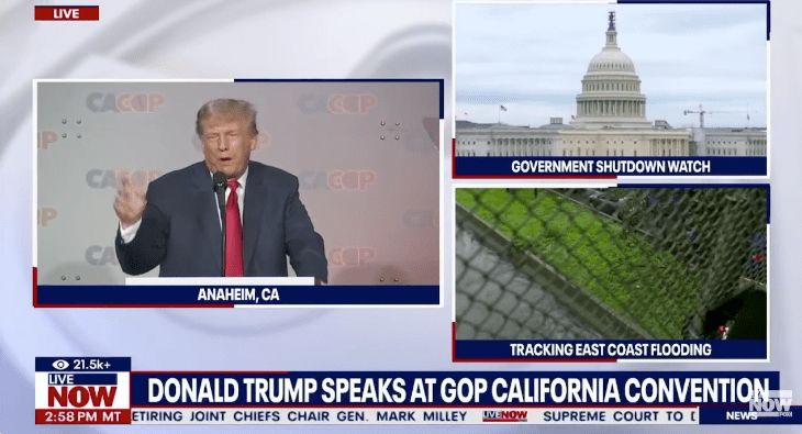 Donald Trump speaks at California GOP convention