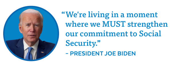 Biden: 'We MUST strengthen... Social Security'