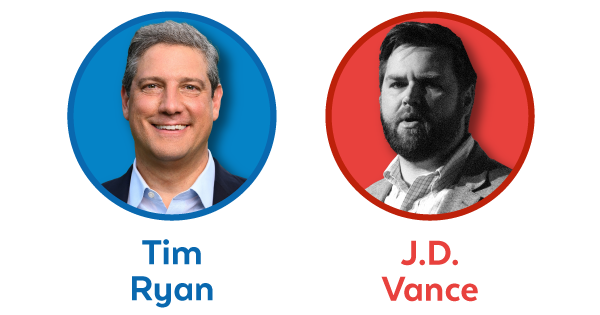 Tim Ryan vs. J.D. Vance