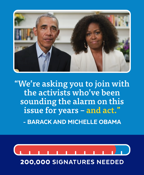 'We're asking you to...act' - Barack and Michelle Obama
