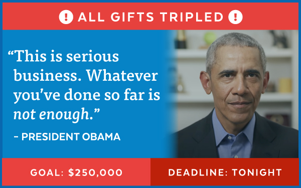 Obama: 'Whatever you've done so far is not enough.'