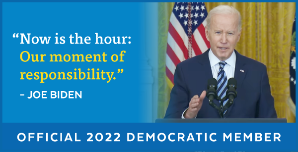 'Now is the hour: Our moment of responsibility.' - Biden