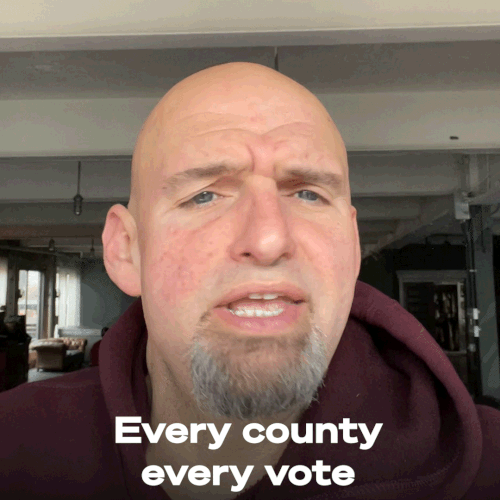 John saying Every county, every vote.