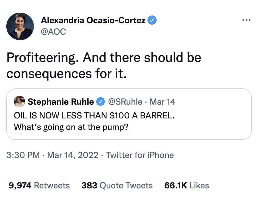 @AOC Tweet