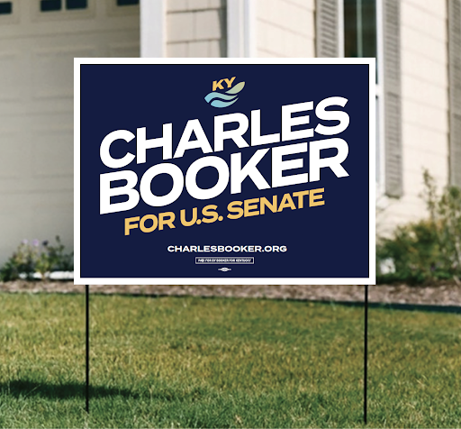 Charles Booker yard sign