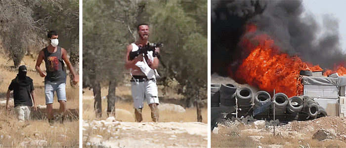 Distressing images showing settler violence