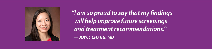 Quote from Dr. Joyce Chang