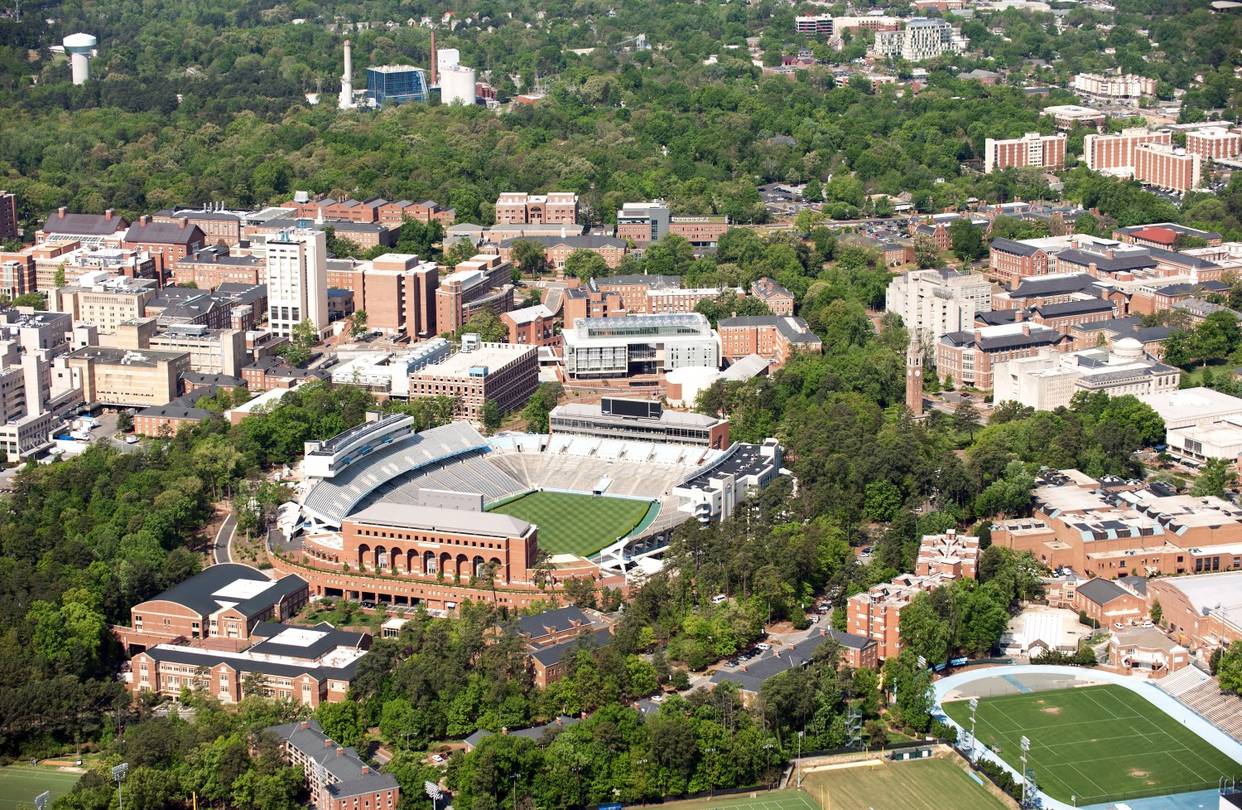The University of North Carolina campus in Chapel Hill, N.C.