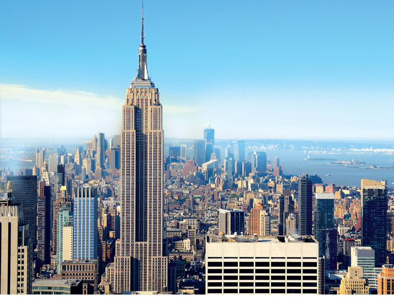 Cận cảnh tòa nhà 1 WTC hay còn gọi là tháp Tự Do (Freedom tower)