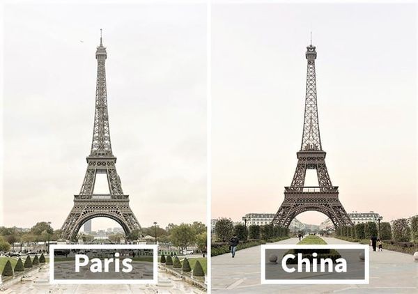 17 công trình nổi tiếng thế giới bị Trung Quốc đạo nhái không thương tiếc: Tháp Eiffel, Nhà Trắng cũng không thoát - Ảnh 3. 17 công trình nổi tiếng thế giới bị Trung Quốc đạo nhái không thương tiếc: Tháp Eiffel, Nhà Trắng cũng không thoát - Ảnh 3.