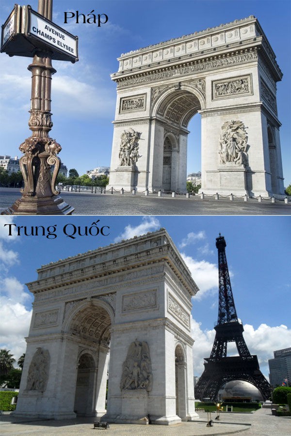 17 công trình nổi tiếng thế giới bị Trung Quốc đạo nhái không thương tiếc: Tháp Eiffel, Nhà Trắng cũng không thoát - Ảnh 4. 17 công trình nổi tiếng thế giới bị Trung Quốc đạo nhái không thương tiếc: Tháp Eiffel, Nhà Trắng cũng không thoát - Ảnh 4.
