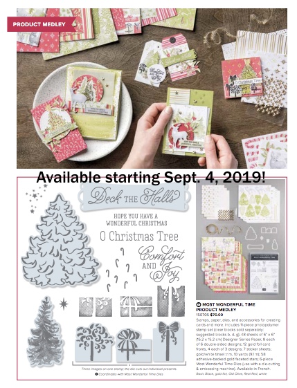 The Most Wonderful Time Product Medley exclusively from Stampin' Up! Includes almost everything you need for creating holiday cards and projects!