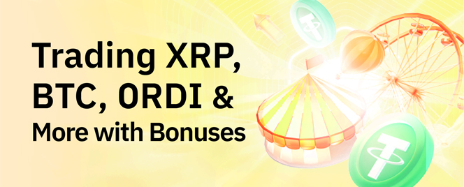 Trade XRP, BTC, ORDI & More with Bonuses! Share a 1M USDT Prize Poo