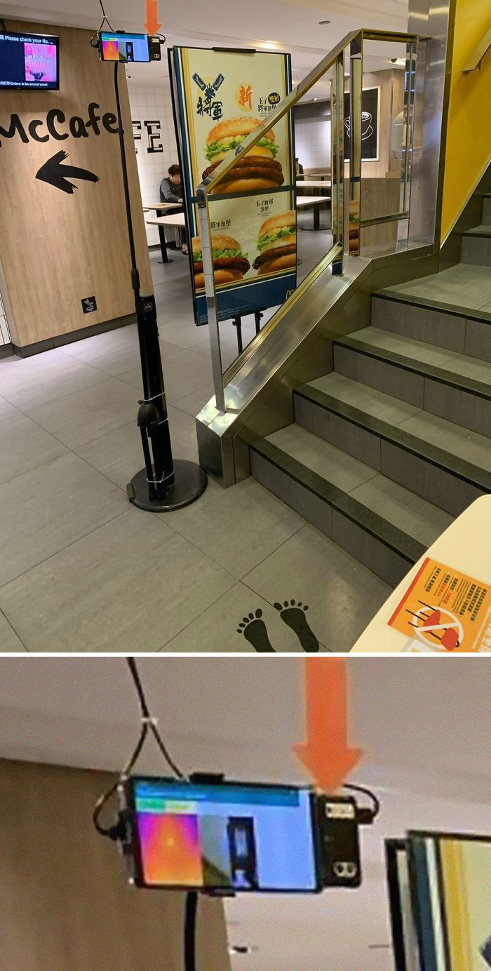 You Have To Stand In Front Of The Thermal Monitor Before Getting Takeout At Mcdonald’s