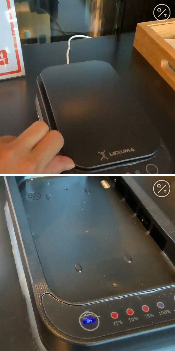 UV Sanitizer That Gym-Goers Can Use To Clean Their Phones