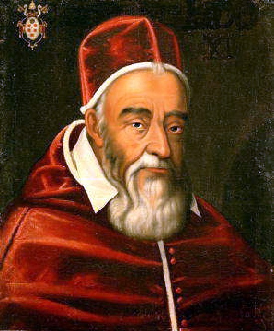 Pope - Leo XI.  (in the world of Alessandro Ottaviano de Medici).  Pontificate period: from April 1 to April 27, 1605.