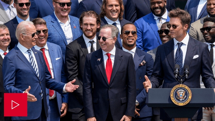 Nightly 7-20-21 video President Joe Biden and the Tampa Bay Buccaneers football team