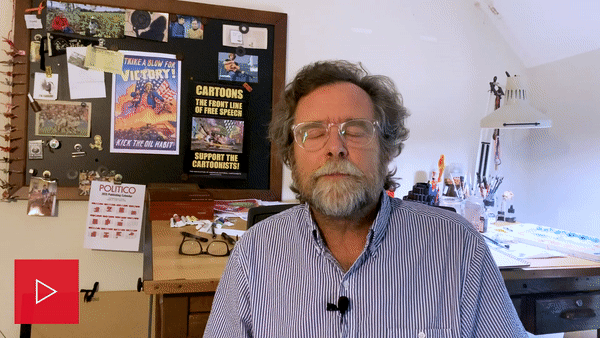Nightly 8-27-2021 video Matt Wuerker's Weekend Wrap of political satire and cartoons