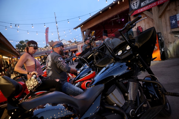 Nightly 8-19-21 photo 4 Motorcycle enthusiasts attend the 81st annual Sturgis Motorcycle Rally on Aug. 9 in Sturgis, S.D.