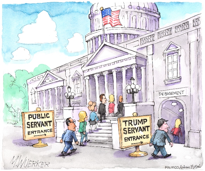Matt Wuerker cartoon of U.S. Capitol
