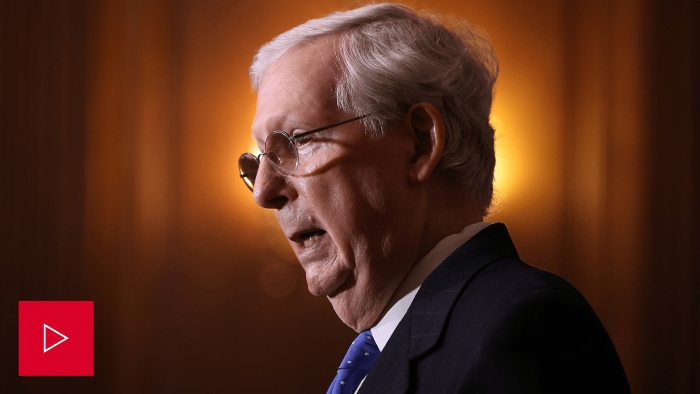 Nightly video player of Mitch McConnell