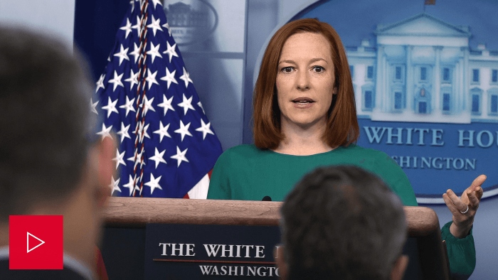 Nightly 4-6-21 video Nightly video player of White House press secretary Jen Psaki
