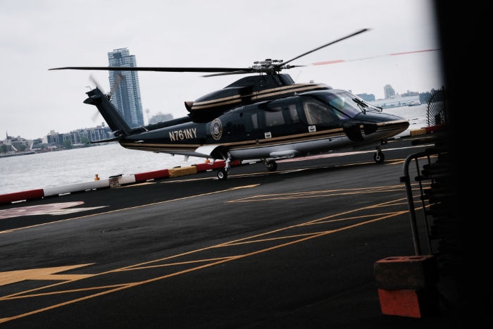 Nightly 8-10-21 photo 2 The helicopter carrying New York Gov. Andrew Cuomo departs New York City after he announced his resignation.