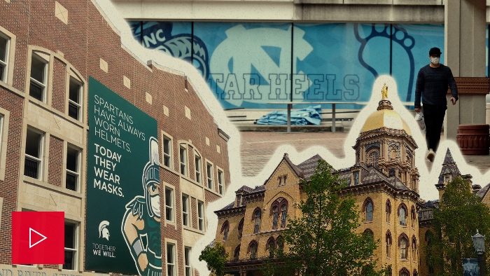 Nightly 9-4 college video Nightly video player of interview with college journalists on coronavirus outbreaks on campus