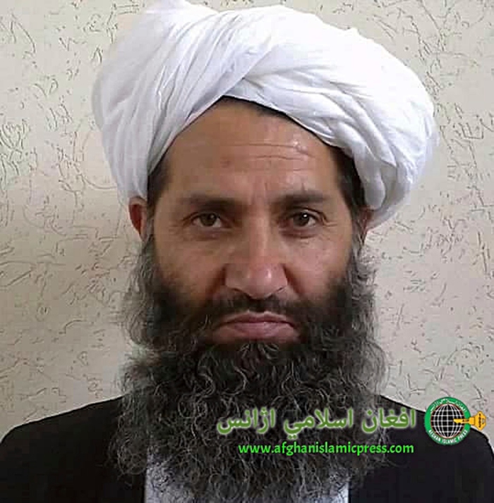 Nightly 8-19-21 photo 7 In this undated photo from an unknown location, released in 2016, the leader of the Afghanistan Taliban Mawlawi Hibatullah Akhundzada poses for a portrait.