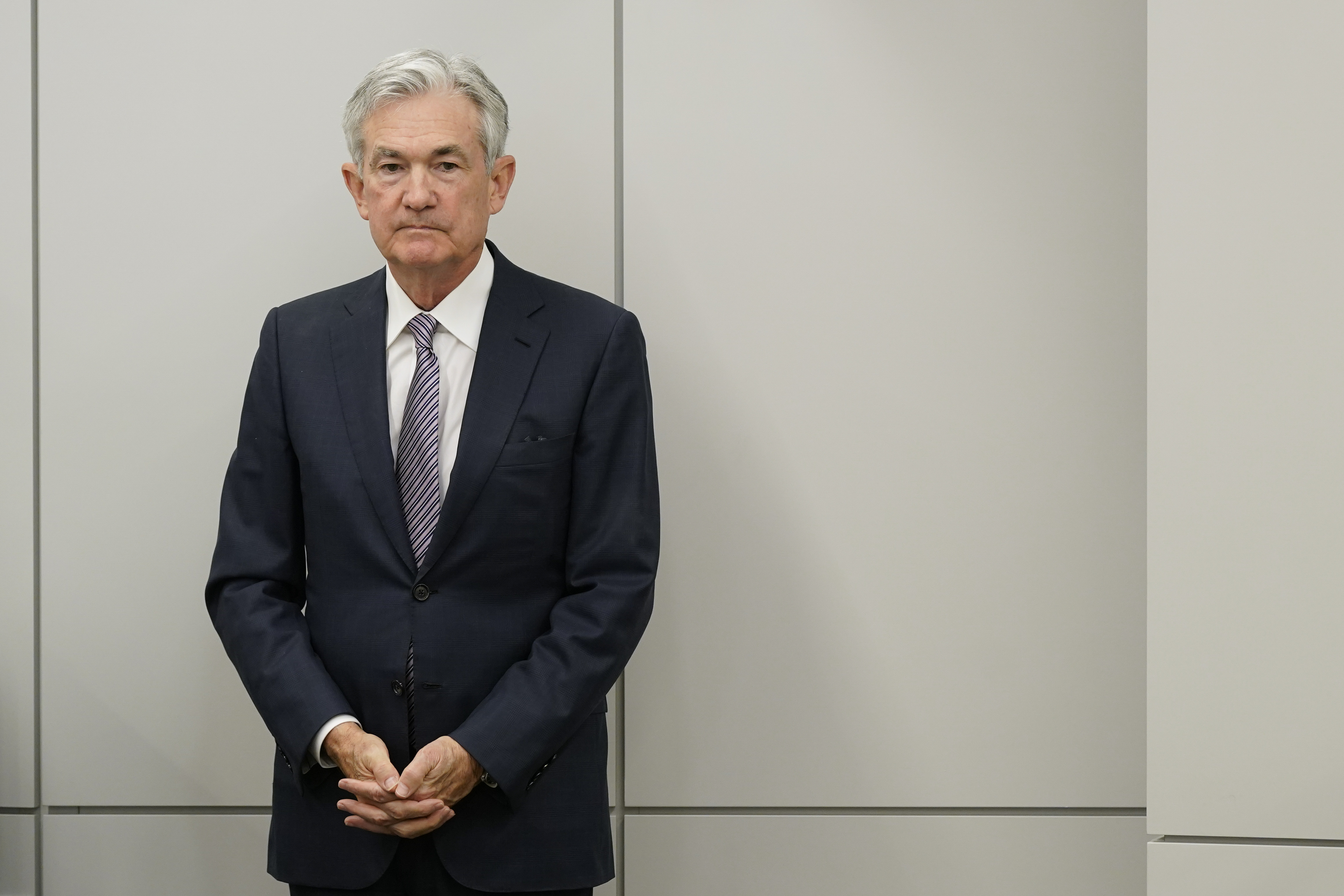 Federal Reserve Chair Jerome Powell is pictured.