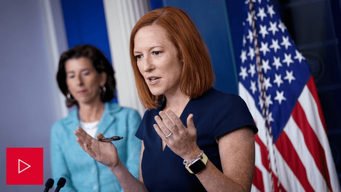 Nightly 7-22-21 video White House press secretary Jen Psaki comments on Cuba sanctions