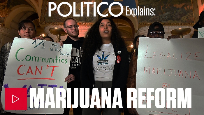 Nightly video player of POLITICO Explains: Marijuana Reform