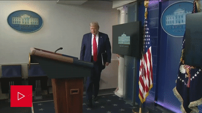 Nightly video player of President Donald Trump press conference