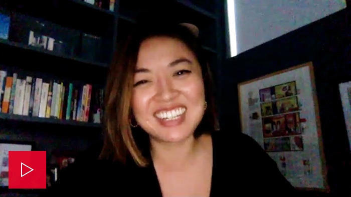 Nightly video player of interview with director Cathy Yan
