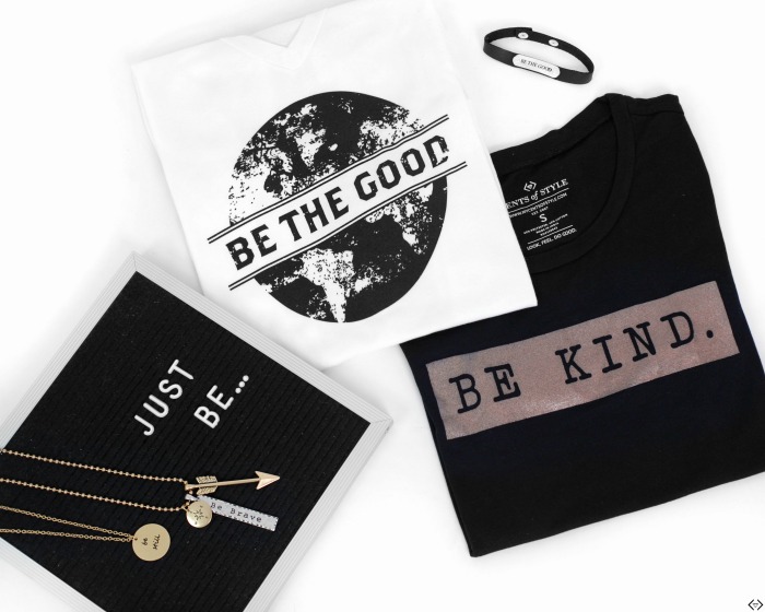 $8.00 off "Be" Series Tees, Sweatshirts & Jewelry