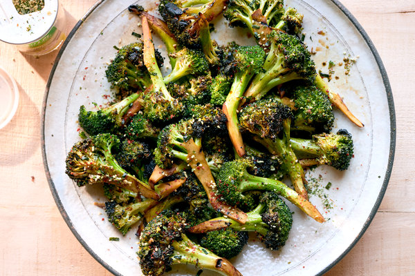 Grilled Broccoli With Soy Sauce, Maple Syrup and Balsamic Vinegar