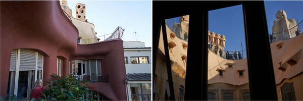 Viladomiu en su apartamento. Dice que a veces siente como si fuera parte de la serie de telerrealidad el <em>Gran Hermano</em>, siempre a la vista de alguien.