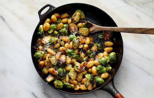 Crisp Gnocchi With Brussels Sprouts and Brown Butter