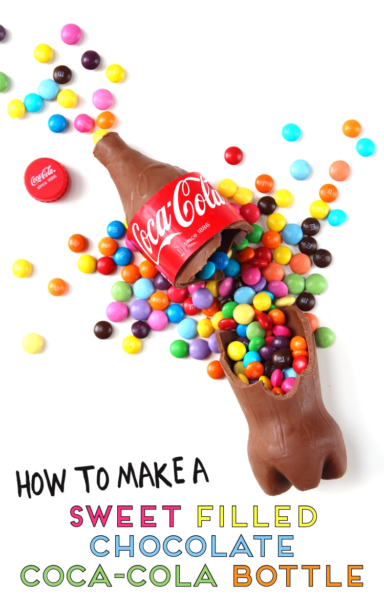 HOW TO MAKE A SWEET FILLED CHOCOLATE COCA-COLA BOTTLE #diy #crafts #chocolate #sweettreats #cocacola
