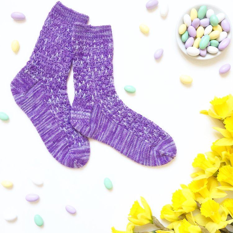 Lavender Blossom Socks