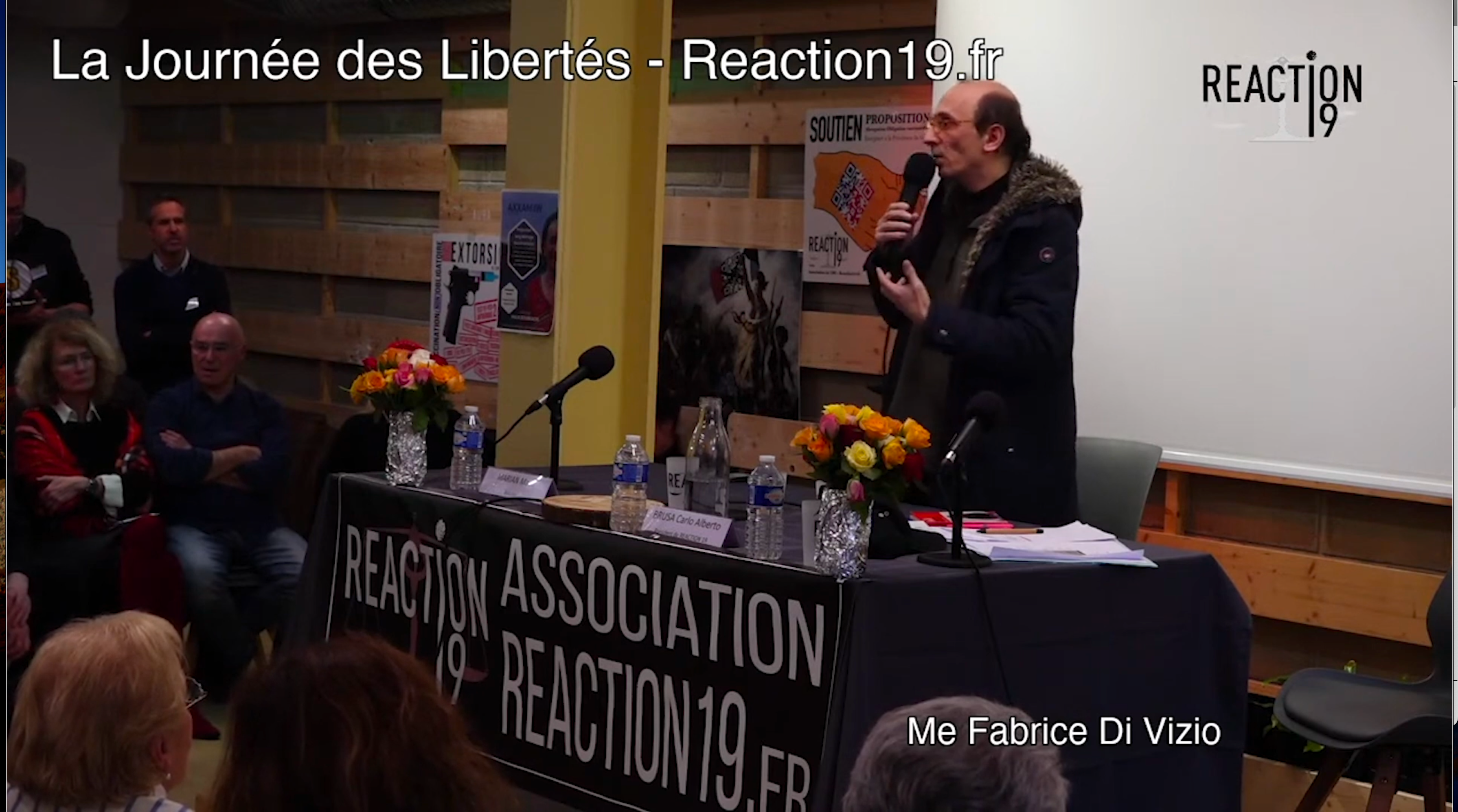 Extrait vidéo avec Me Fabrice Di Vizion lors de son passage à La journée des Libertés de reaction19.fr du 27 janvier 2023