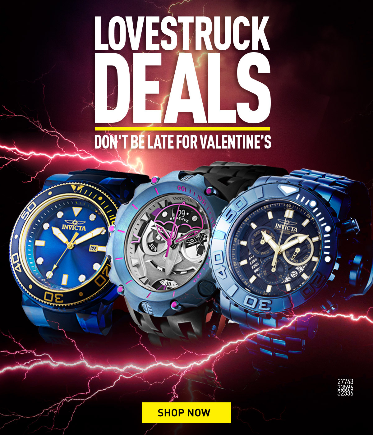 Lovestruck Deals! Don't be late for valentine's day