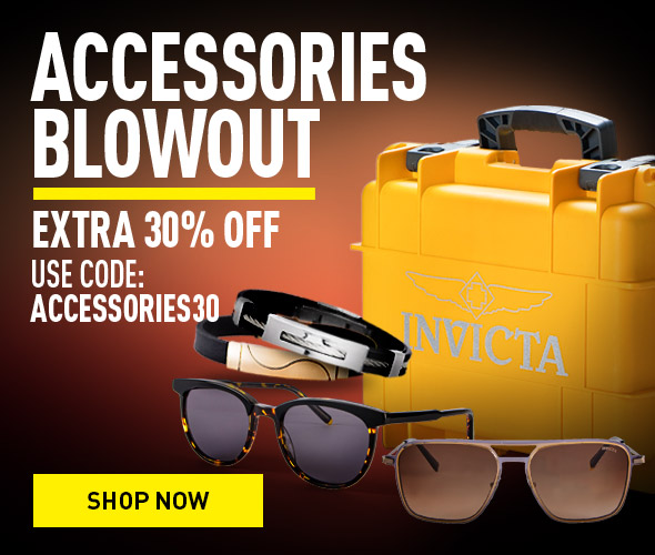 Accessories Blowout. Extra 30% off! Use Code: Accessories30