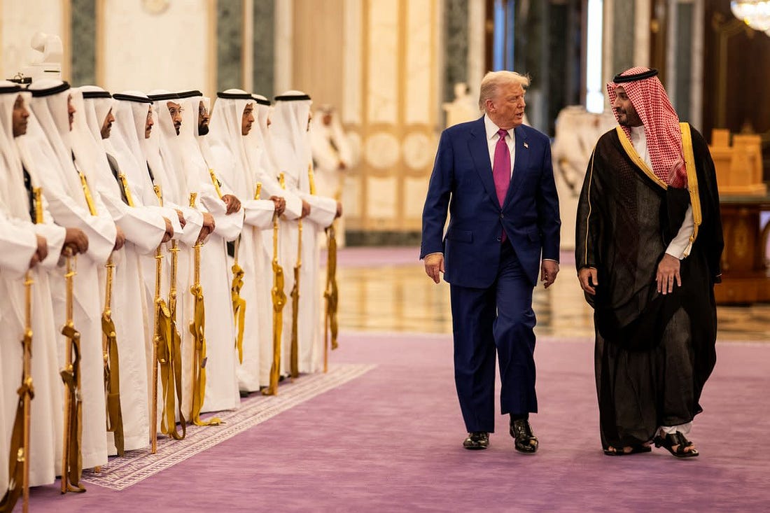 Trump with Crown Prince Mohammed bin Salman of Saudi Arabia Trump with Crown Prince Mohammed bin Salman of Saudi Arabia