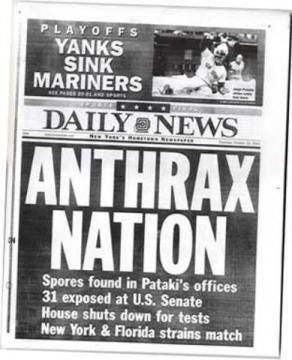 nthrax Attacks in US nthrax Attacks in US