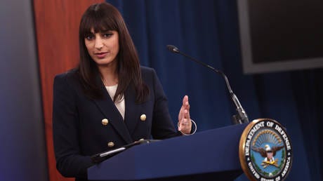 Pentagon Deputy Spokesperson Sabrina Singh. Pentagon Deputy Spokesperson Sabrina Singh.